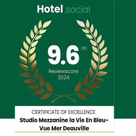 Studio Mezzanine La vie en bleu- Vue mer Deauville Extérieur photo